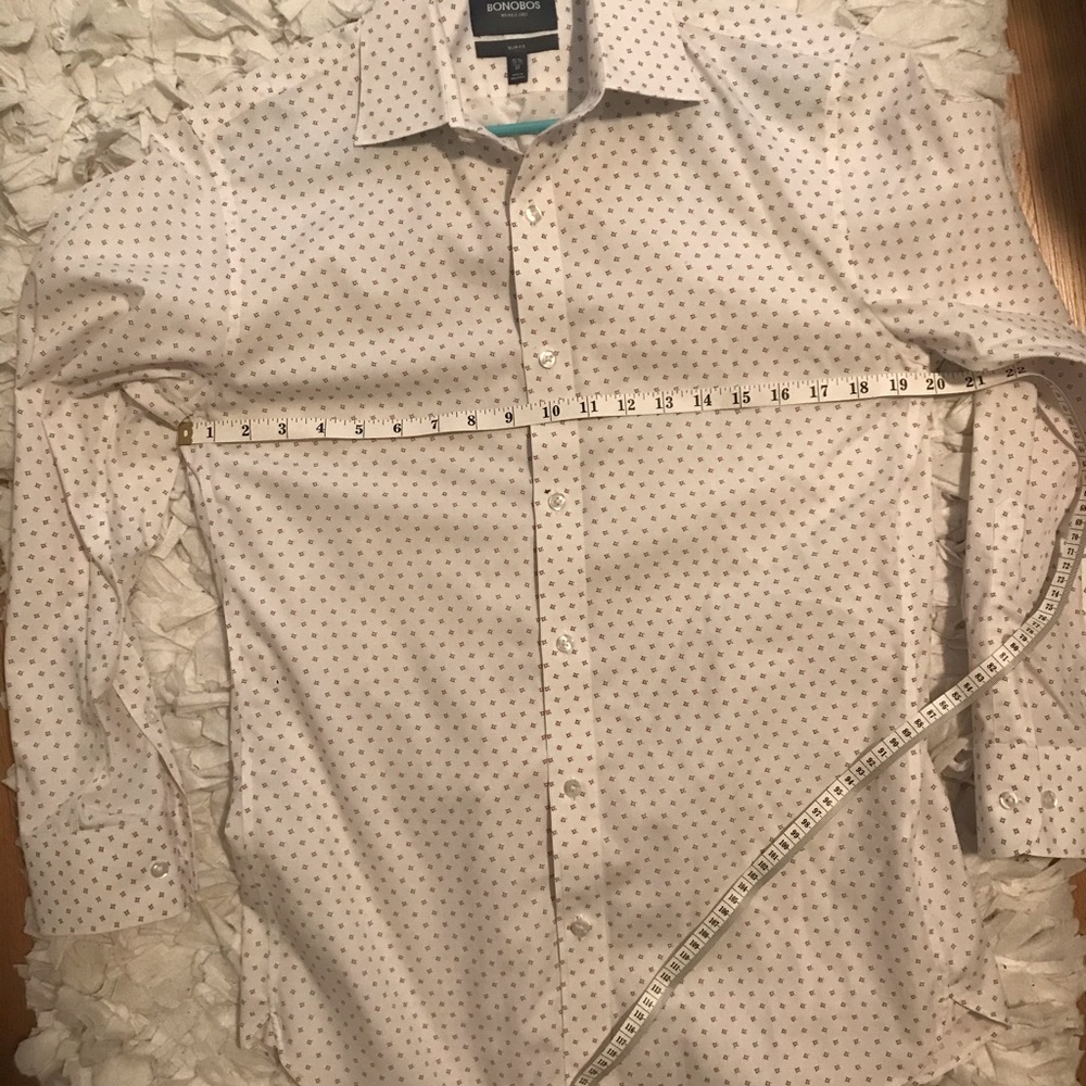 Men’s Bonobos Slim Fit Cotton Shirt - 15.5 / 33 - Picture 7 of 7